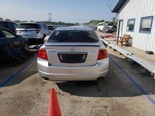 19UUA66276A020406 - 2006 ACURA 3.2 TL SILVER photo 6