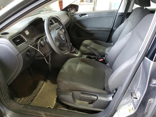 3VW2K7AJXEM303808 - 2014 VOLKSWAGEN JETTA BASE Grau Foto 7