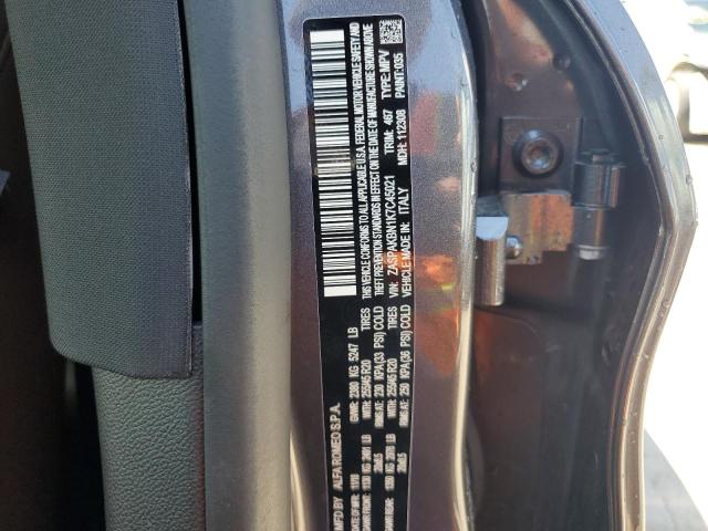 ZASPAKBN1K7C45021 - 2019 ALFA ROMEO STELVIO TI CHARCOAL photo 12