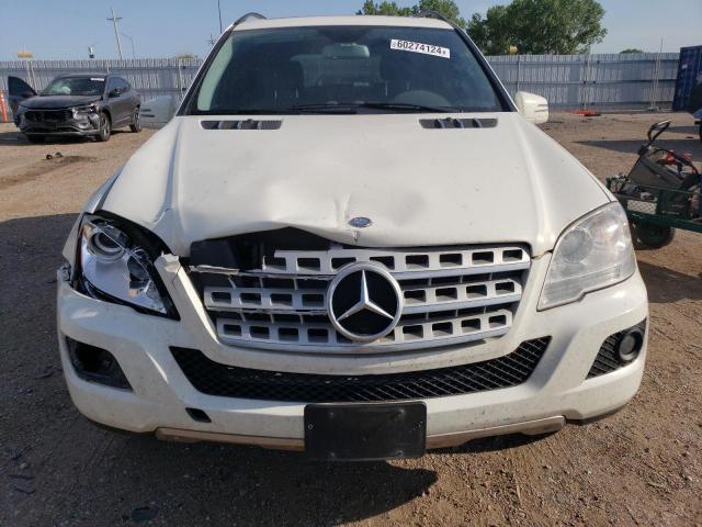 4JGBB8GB6BA640358 - 2011 MERCEDES-BENZ ML 350 4MATIC WHITE photo 5