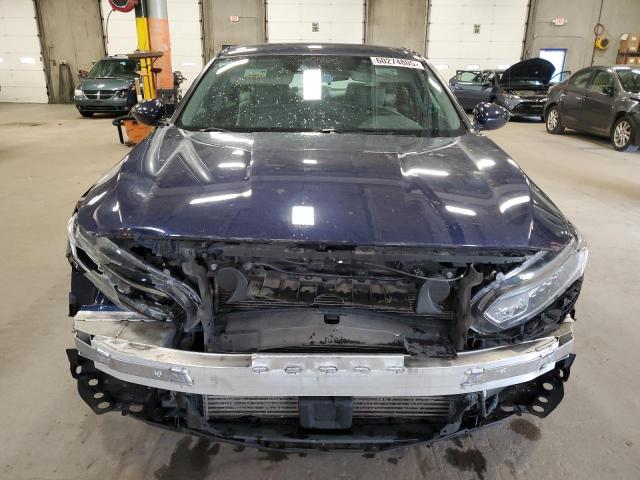 1HGCV1F18KA133608 - 2019 HONDA ACCORD LX Կապույտ լուսանկար 5