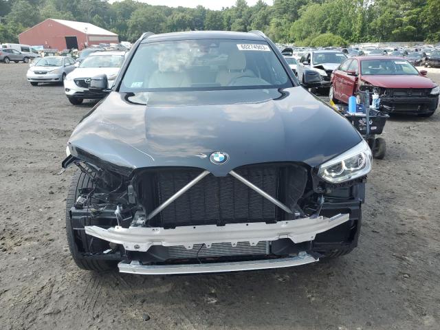 5UXTY5C04L9D45693 - 2020 BMW X3 XDRIVE30I BLACK photo 5