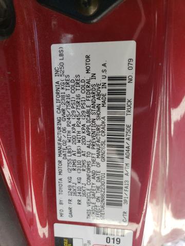 5TETU62N86Z230701 - 2006 TOYOTA TACOMA PRERUNNER ACCESS CAB RED photo 12