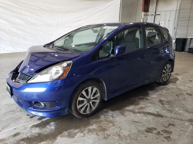 JHMGE8G54DC053738 - 2013 HONDA FIT SPORT BLUE photo 1