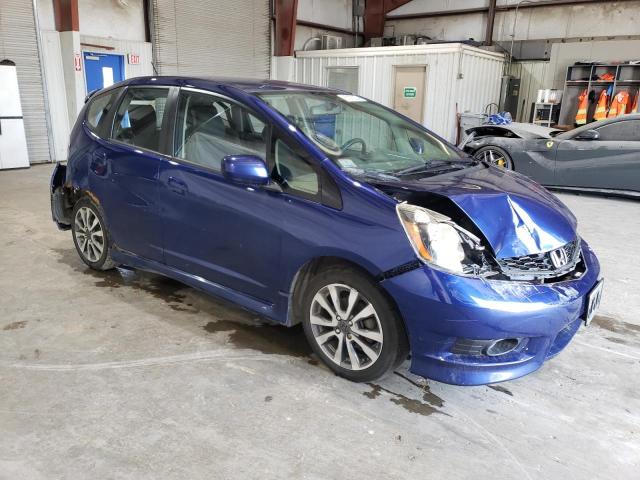 JHMGE8G54DC053738 - 2013 HONDA FIT SPORT BLUE photo 4