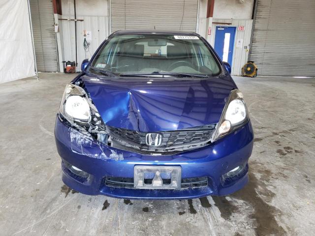 JHMGE8G54DC053738 - 2013 HONDA FIT SPORT BLUE photo 5