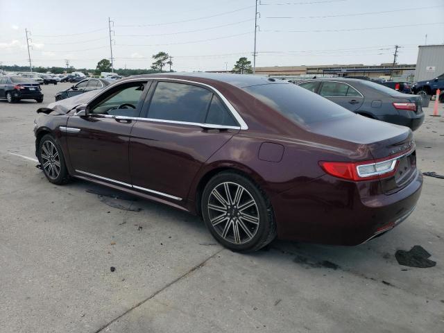 1LN6L9NPXH5608081 - 2017 LINCOLN CONTINENTA RESERVE BURGUNDY photo 2