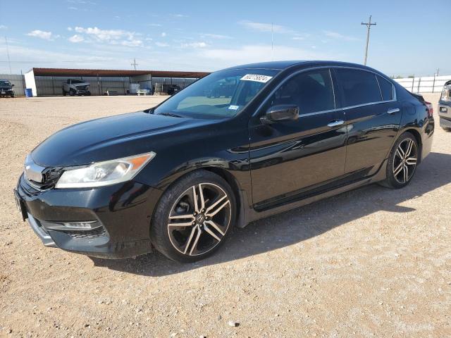 1HGCR2F59GA140183 - 2016 HONDA ACCORD SPORT BLACK photo 1