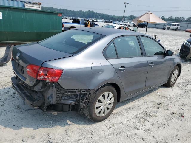 3VW2K7AJ8EM404345 - 2014 VOLKSWAGEN JETTA BASE 灰色 照片 3