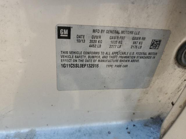 1G11C5SL0EF132916 - 2014 CHEVROLET MALIBU 1LT 米色 照片 12