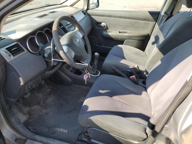 3N1BC13E57L434198 - 2007 NISSAN VERSA S GRAY photo 7