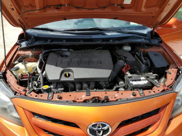 2T1BU4EE9DC064607 - 2013 TOYOTA COROLLA BASE 橙色 照片 11