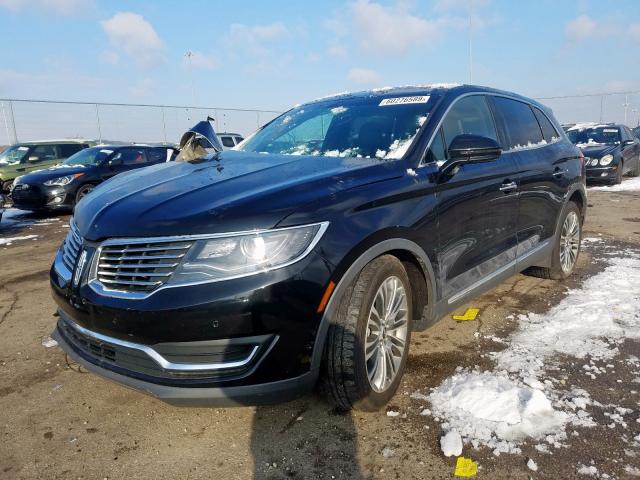 2LMTJ6LRXGBL24735 - 2016 LINCOLN MKX RESERVE  photo 2