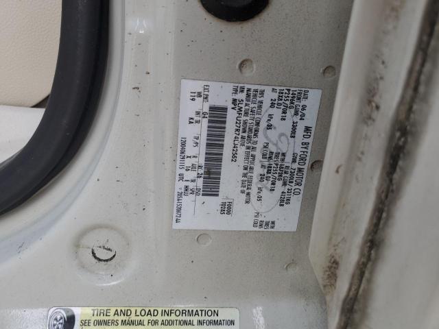 5LMFU27R74LJ42552 - 2004 LINCOLN NAVIGATOR WHITE photo 13