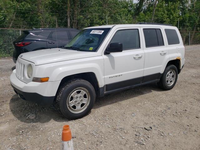 1C4NJRBB1CD597050 - 2012 JEEP PATRIOT SPORT WHITE photo 1