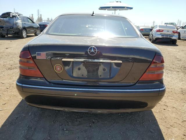 WDBNG70J51A211921 - 2001 MERCEDES-BENZ S 430 BLACK photo 6