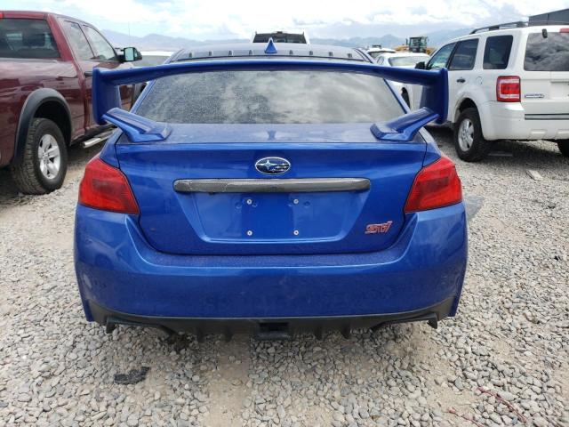 JF1VA2W68F9805975 - 2015 SUBARU WRX STI LAUNCH EDITION BLUE photo 6