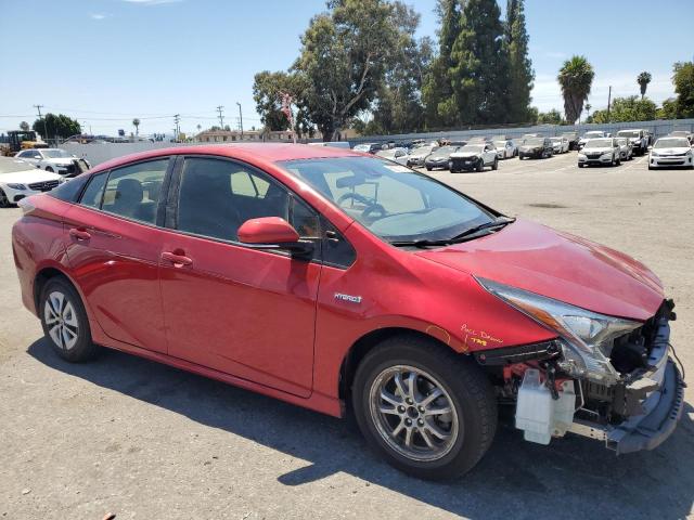 JTDKBRFU0J3596289 - 2018 TOYOTA PRIUS RED photo 4