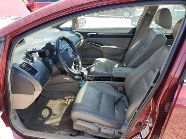 19XFA16979E001511 - 2009 HONDA CIVIC EXL 红色 照片 7
