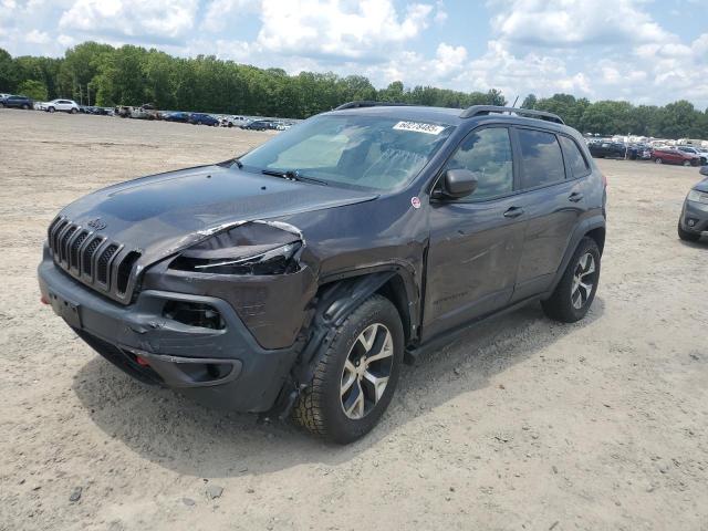 1C4PJMBB6EW161488 - 2014 JEEP CHEROKEE TRAILHAWK GRAY photo 1
