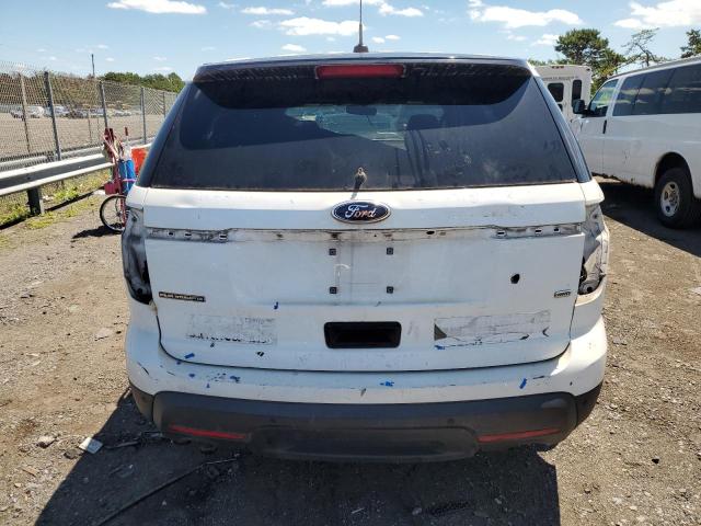 1FM5K8AR5FGB03230 - 2015 FORD EXPLORER POLICE INTERCEPTOR თეთრი ფოტო 6