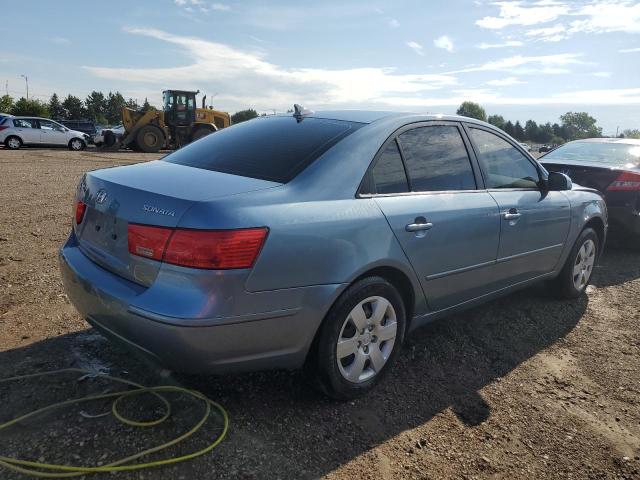 5NPET46C59H488027 - 2009 HYUNDAI SONATA GLS BLUE photo 3