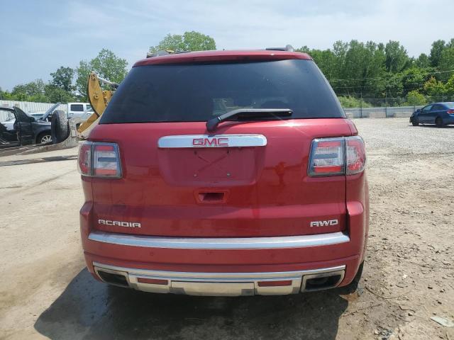 1GKKVTKD1EJ249750 - 2014 GMC ACADIA DENALI BURGUNDY photo 6