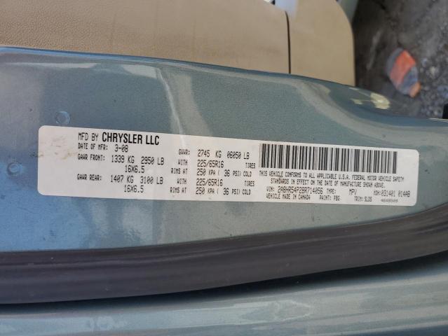 2A8HR54P28R714056 - 2008 CHRYSLER TOWN & COU TOURING 青色 照片 12