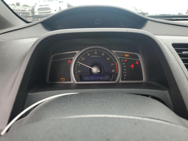 2HGFG12848H541463 - 2008 HONDA CIVIC EX SILVER photo 9