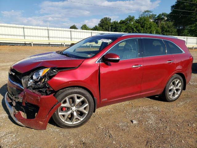 5XYPKDA55JG361438 - 2018 KIA SORENTO SX RED photo 1