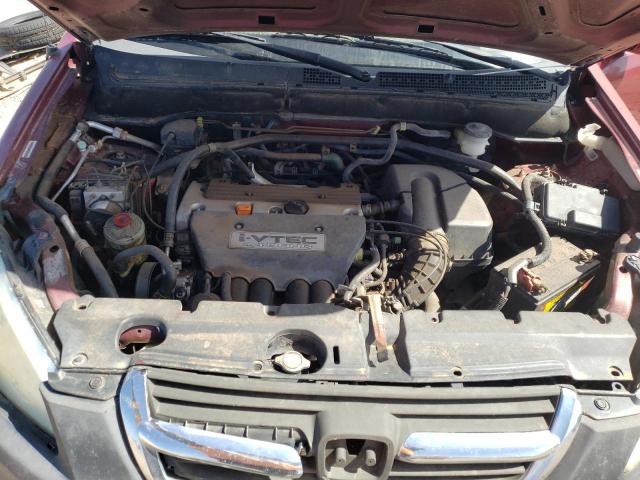 JHLRD78804C003552 - 2004 HONDA CR-V EX ბურგუნდია ფოტო 12