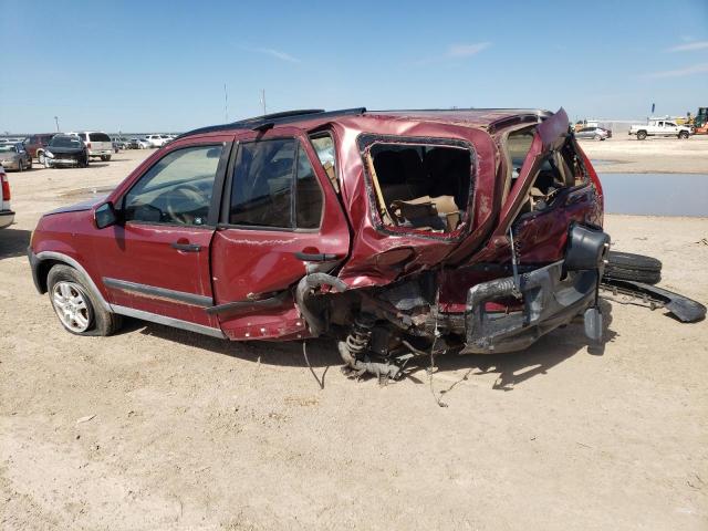 JHLRD78804C003552 - 2004 HONDA CR-V EX ბურგუნდია ფოტო 2