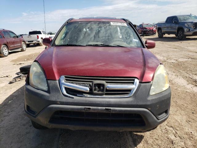 JHLRD78804C003552 - 2004 HONDA CR-V EX ბურგუნდია ფოტო 5