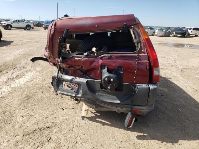 JHLRD78804C003552 - 2004 HONDA CR-V EX ბურგუნდია ფოტო 6