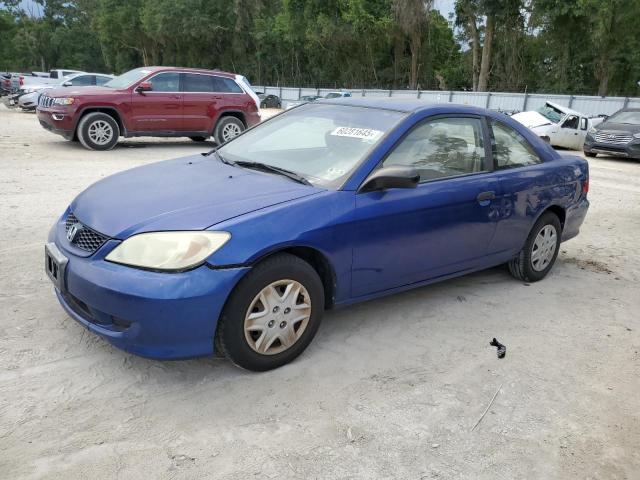 1HGEM22145L051505 - 2005 HONDA CIVIC DX VP Կապույտ լուսանկար 1