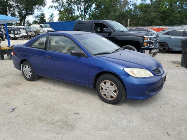 1HGEM22145L051505 - 2005 HONDA CIVIC DX VP Կապույտ լուսանկար 4