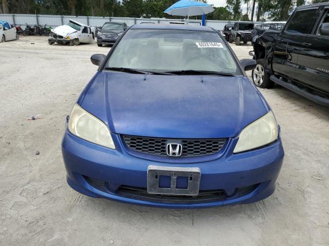1HGEM22145L051505 - 2005 HONDA CIVIC DX VP Կապույտ լուսանկար 5