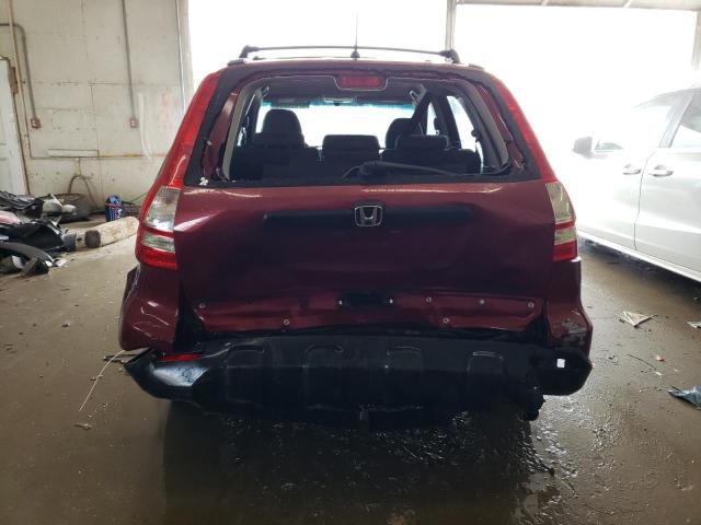 3CZRE38309G700676 - 2009 HONDA CR-V LX BURGUNDY photo 6