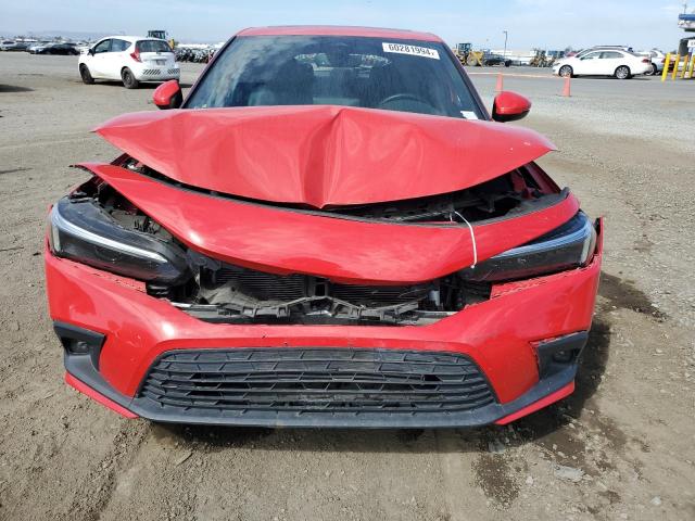 19XFL1H82NE015227 - 2022 HONDA CIVIC SPORT TOURING წითელი ფოტო 5