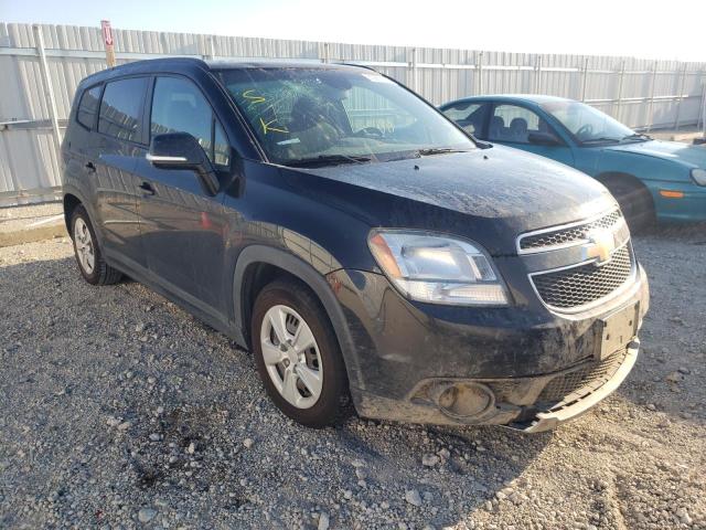 KL77P2EK1EK580478 - 2014 CHEVROLET ORLANDO LT BLACK photo 1