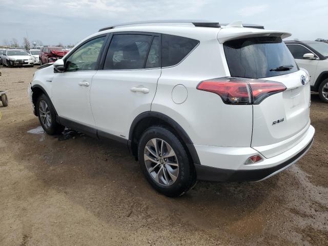 JTMRJREV8GD000358 - 2016 TOYOTA RAV4 HV XLE WHITE photo 2