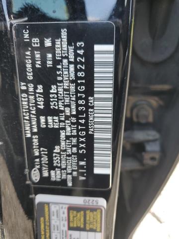 5XXGT4L38JG182243 - 2018 KIA OPTIMA LX 黑色 照片 12