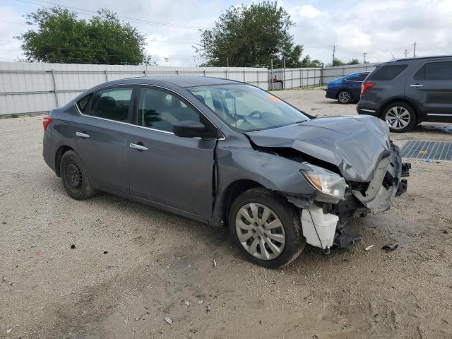 3N1AB7AP6KY291277 - 2019 NISSAN SENTRA S GRAY photo 4