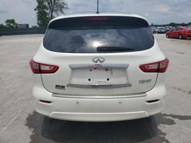 5N1AL0MMXFC554254 - 2015 INFINITI QX60 WHITE photo 6