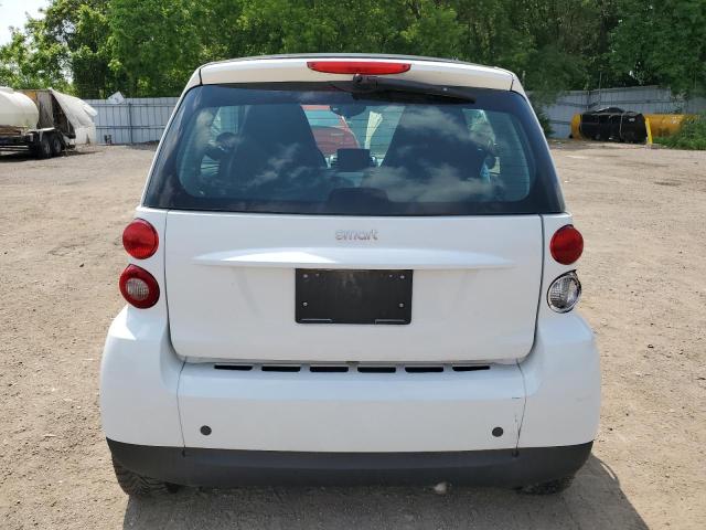 WMEEJ3BA4AK399691 - 2010 SMART FORTWO PURE WHITE photo 6