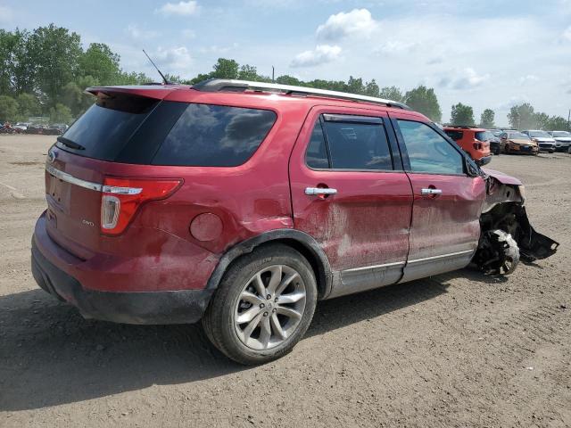 1FM5K8F81DGA92272 - 2013 FORD EXPLORER LIMITED Կարմիր լուսանկար 3