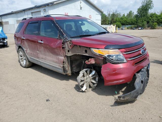 1FM5K8F81DGA92272 - 2013 FORD EXPLORER LIMITED Կարմիր լուսանկար 4