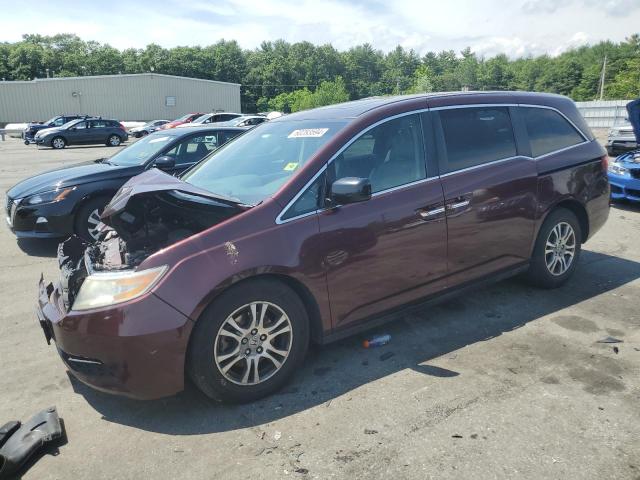 5FNRL5H61CB100148 - 2012 HONDA ODYSSEY EXL MAROON photo 1