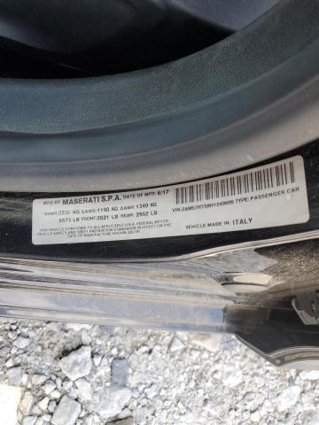 ZAM57RTS8H1249909 - 2017 MASERATI GHIBLI S 黑色 照片 13