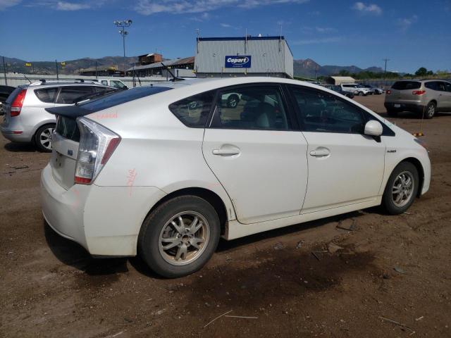 JTDKN3DUXA0055582 - 2010 TOYOTA PRIUS WHITE photo 3